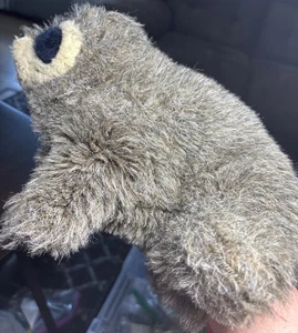 Waschbär Handpuppe Folkmanis beweglicher Kopf und Vorderpfoten - Bild 1 von 17