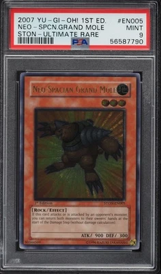 PSA 9 Neo Spacian Grand Mole 1st Edition Ultimate Rare STON-EN005 Yugioh - Image 1 of 2