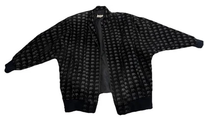 Sally B. Chaqueta de elefantes Gear Glee P para mujer 100 % cuero genuino forrada con cremallera Foto 1 de 4