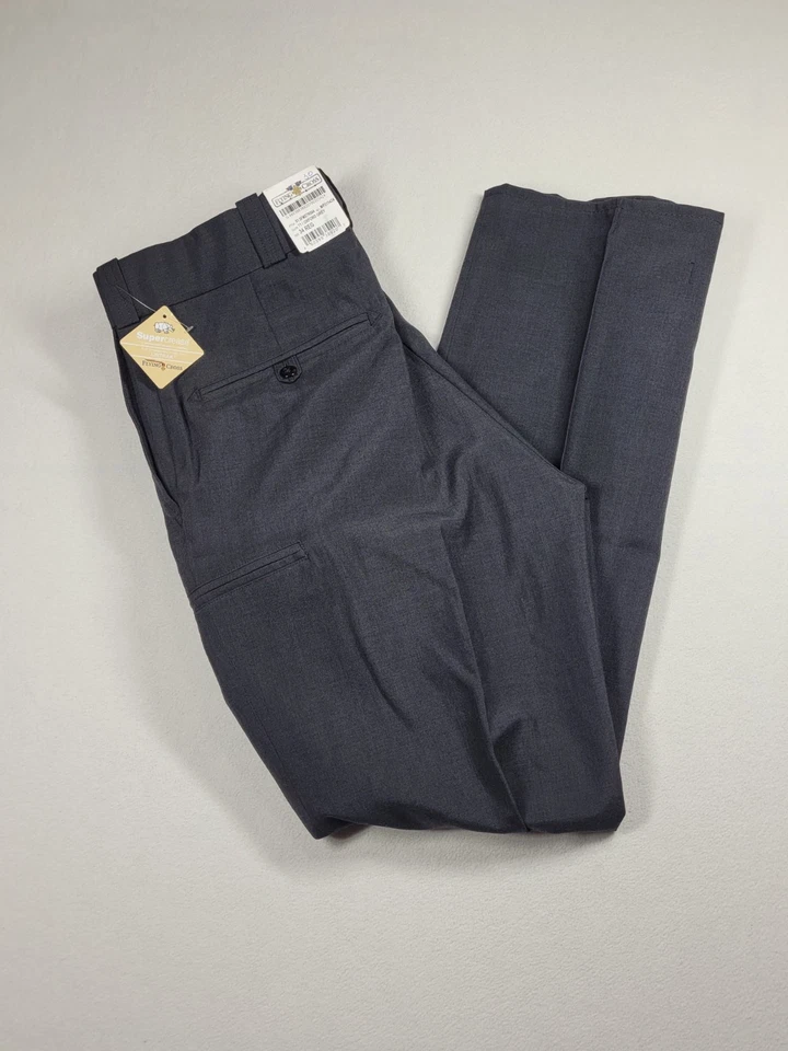 New Flying Cross Fechheimer Uniform Pants Mens 34 Oxford Grey 6-Pkt Wool Trouser - Image 1 of 4
