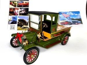 Franklin Mint 1913 Ford Model T Christmas coal Truck Green scale 1:16 INV# 3751 - Picture 1 of 10