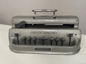 Vintage antike Perkins Brailler grau David Abraham Howe Presse - Bild 1 von 6