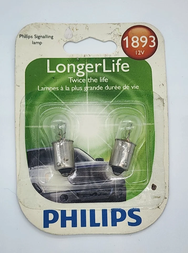 Philips 1893LLB2 Panel de instrumentos de larga duración Lámpara Bombilla 1893 - PACK DE 2 Foto 1 de 3