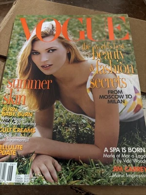 Vogue Magazine 1996 Kate Moss Cover And Layout In Vietnam  - Image 1 of 4