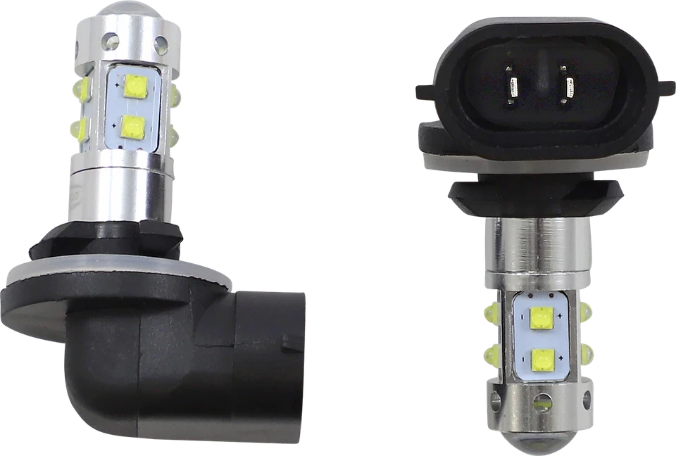 Rivco 881 LED 12V Universal Motorcycle Spotlight Bulbs Harley Davidson FLHR FLHT Foto 1 de 1