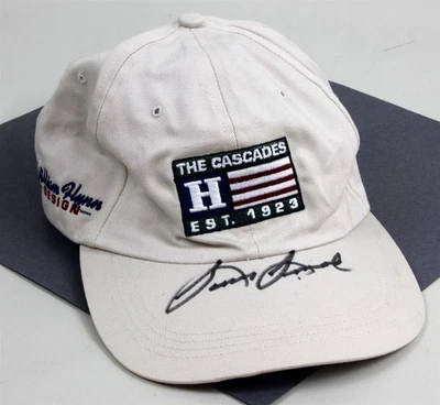 Gorra/sombrero de golf The Cascades Hot Springs VA Ball autografiado/firmado por SAM SNEAD Foto 1 de 4