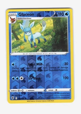 Glaceon (Reverse Holo) SWSH10: Astral Radiance 038/189 NM - Image 1 of 2
