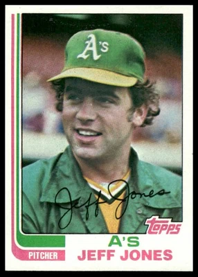 1982 Topps #139 Jeff Jones Oakland Athletics - Image 1 of 2