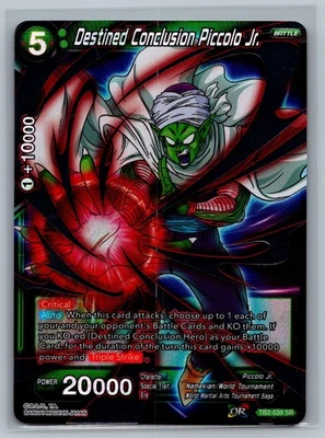 Dragon Ball Super Destined Conclusion Piccolo Jr. #TB2-039 SR Foil DBZ TCG CCG - Image 1 of 2