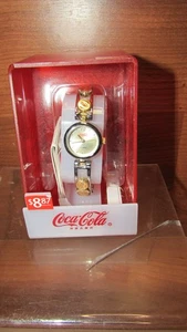 Vintage Coca-Cola Coke Woman's Bottlecap gold tone MZ Berger Watch - Picture 1 of 4