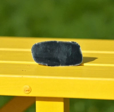 Nice Natural Rough Black Nephrite Jade 1.1 lb - Image 1 of 4