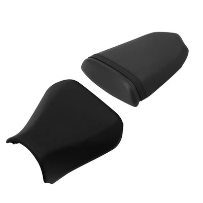 Front Driver & Rear Seat Pillion Fit For Suzuki GSXR600 750 2004-2005 Black - Image 1 of 4