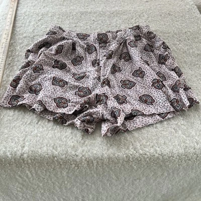 H&M Pull On Shorts Women’s Size 10 Multicolored Lightweight Mid Rise Elastic - Image 1 of 4