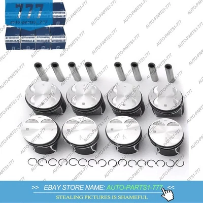 Juego de 8 pistones y anillos MAHLE Φ93+0,5mm para BMW 750i 550i 650i X5 N62B48 4,8L Foto 1 de 4