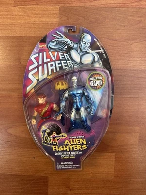 Marvel Comics: Silver Surfer & Pip the Troll Alien Fighters Action Figures NEW - Image 1 of 4