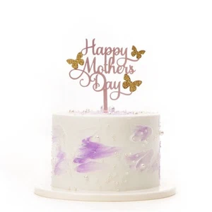 6 pcs Happy Mother's Day Cake Topper Cake topper Acrylic Cake topper Decorati... - Picture 1 of 6