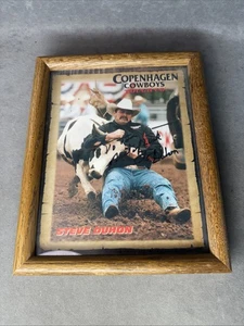 Rodeo Poster Copenhagen Cowboys Tough Co. Signed Steve Duhon - Picture 1 of 5