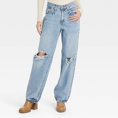 Women's Mid-Rise 90's Baggy Jeans - Universal Thread