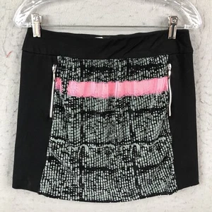 Jamie Sadock Skort Womens 8 Black White Accordion Pleats Golf Athleisure - Picture 1 of 15