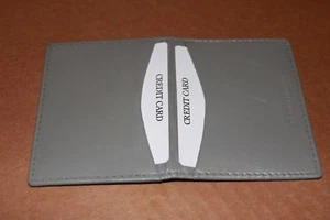 NEW MENS WILSON LEAHTER BIFOLD CREDIT CARD ID CASH HOLDER (SELECT COLOR) - Picture 1 of 8