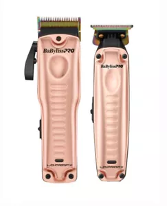 BaByliss LO-PRO FX ROSE Gold Clipper & Trimmer Combo Limited Edition - Picture 1 of 4