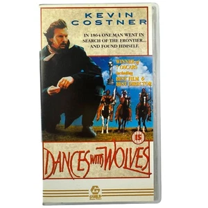 Dance With Wolves Video VHS Western Film Movie Cert 15 1997 - Picture 1 of 22