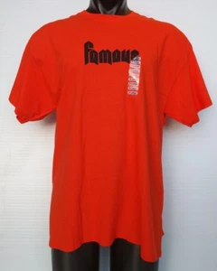Herren T Shirt Gr. XL Get Fame "FAMOUS" orange - Bild 1 von 3