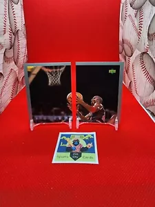 1998 Upper Deck Michael Jordan MJ Mini Sticker Collection Chicago Bulls (2) - Picture 1 of 2