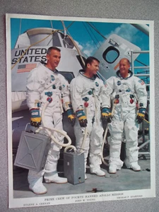 Apollo 10 Crew Photo (NOT AUTOGRAPHED) #2 - Picture 1 of 1