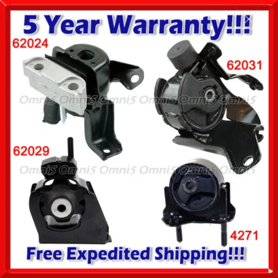M932 Fits 2009-2013 Toyota Matrix 2.4L AWD Engine Motor & Transmission Mount Set - Image 1 of 4