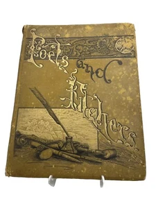 Rare 1882 Poets and Etchers Book with Engravings Osgood All 20 Etchings - Picture 1 of 11