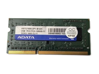 Barrette mémoire - DDR3 - PC3-12800 - 2 Go - Test via MemTest86 - 0 erreur (ram) - Photo 1/2