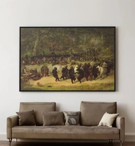 The Bear Dance by William Holbrook Beard Canvas/Poster Wall Art - Picture 1 of 19