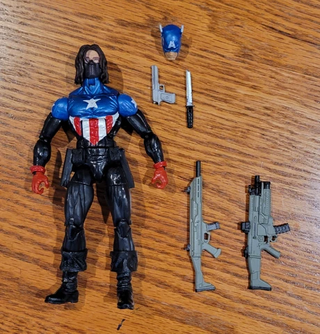 Marvel Legends 6" BUCKY CAPTAIN AMERICA 2012 Winter Soldier KITBASH Cover