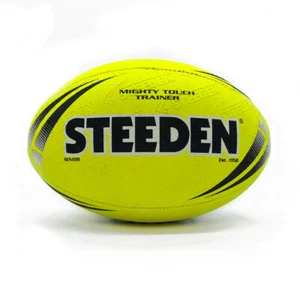 Steeden Mighty Touch Trainer Rugby Ball Senior - Fluorescent - Picture 1 of 1