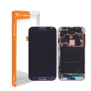 for Samsung Galaxy S4 4G I9506 LCD Dig Blue (black) w/ Frame - Picture 1 of 1