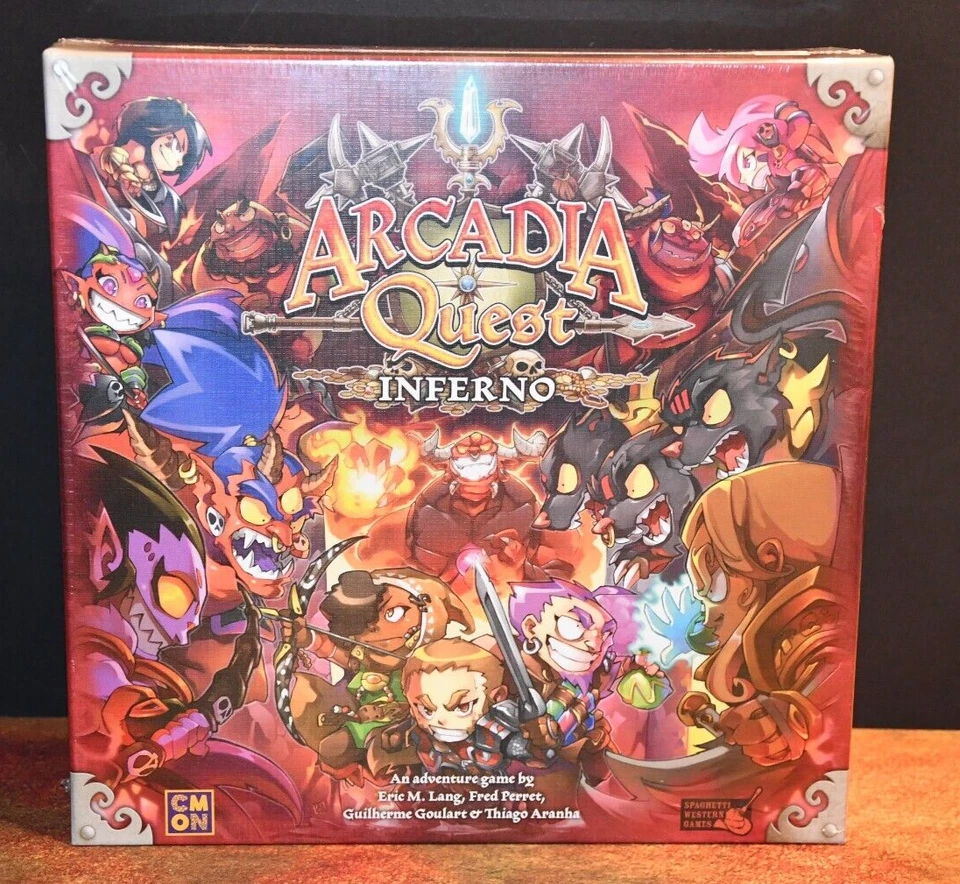 Arcadia Quest: Juego de mesa Inferno de Cool Mini or Not Eric Lang NUEVO Foto 1 de 1