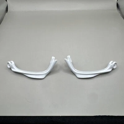 Oakley Jawbone/Racing Jacket bianco lucido OEM ganasce di ricambio - Immagine 1 di 4