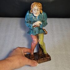 🔅 statuette figurine le bossu , porcelaine allemande signée sous la base
