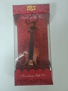 Realistic Violin Christmas Ornament - 5 Inches Tall by Broadway Gifts Co. - Picture 1 of 8
