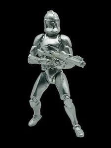 Star Wars 2003 Silver Anniversary Toys R Us Clone Trooper - Picture 1 of 7