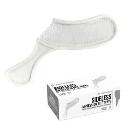 35 Dental Bite Registration Impression Triple Trays Molding Alginate (Sideless)