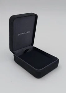 Tiffany & Co Black Velvet jewellery Box Scatola per bracciale,collana orecchini - Bild 1 von 15