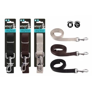 CORREA DE PERRO PLOMO CACHORRO DURABLE POLIÉSTER SEGURO PERRO PASEO TODOS LOS TAMAÑOS COLORES REINO UNIDO - Imagen 1 de 2