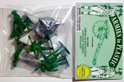 Armies in Plastic American Revolution Loyalist (Tories) Artillery 6-pdr 1/32 - Image 1 of 3