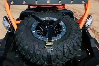 Neumático de repuesto de trinquete ajustable de 3 vías Pro Armor correa en Y de 1,5" pulgadas UTV Foto 1 de 2