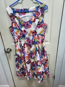Hearts & Roses Abito Vintage Georgina Swing Rockabilly Vestibilità e Svasato Donna... - Foto 1 di 7