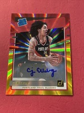 2020-21 Donruss CJ Elleby Red Gold Laser Auto RC #223