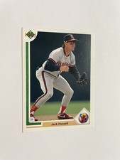 1991 Upper Deck Baseball Card #213 Jack Howell California Angels