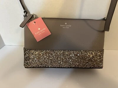Bolso Cruzado Kate Spade Greta Court Ramey City Scape Gris Brillo WKRU5693 Foto 1 de 4